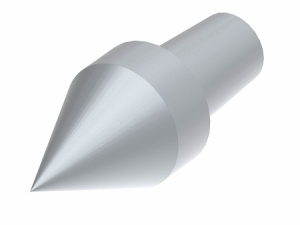 Наконечник стержня заземления с цапфой D16, гор. цинк Ostec