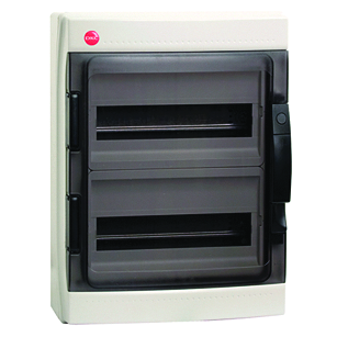 ЩРн-П-24, IP65, серый, с клеммным блоком 2х87508 и замком DKC