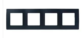 Etika Рамка горизонтал./вертикал. 4-м . антрацит IP20 Legrand