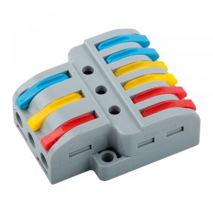 Клемма GTER7-36 универсальная монтажная разветвительная 3х6 проводов (кр.30шт) General