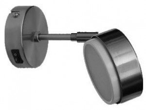 Св-к поворотный GX53-FT4173 на среднем кроншт. Сатин-хром 210х80 Ecola