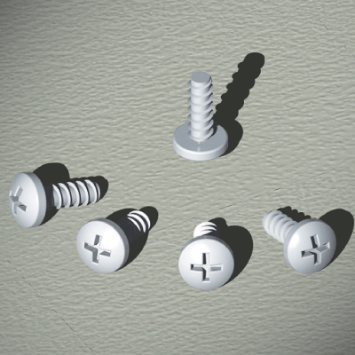 Винты самонарезающие, М4.8x12, 1 упаковка - 50 шт. DKC