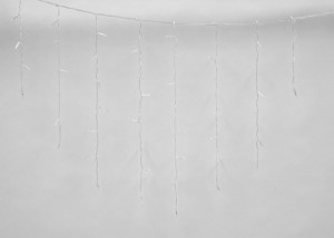 Гирлянда-бахрома 48LED тепл. белый 1,8м/12нит. макс 50см, 8реж. пров. прозр, Uniel