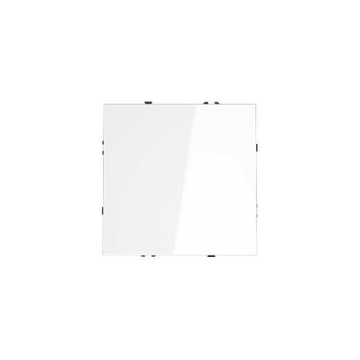 Проходной переключатель встраиваемый Voltum S70 одноклавишный 10А, (белый глянцевый)