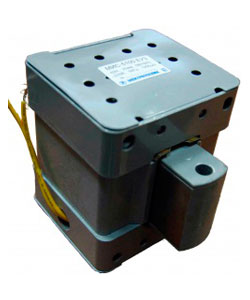 Электромагнит МИС-5200 МУ3, 220В, толкающее исполнение, ПВ 100%, IP20, с гибкими выводами Электротехник