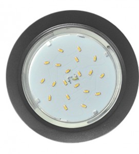 Светильник GX53 H4 черный матовый 38x106 Ecola