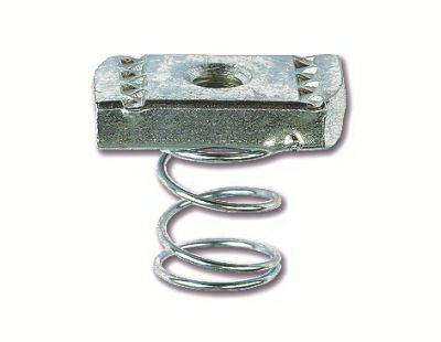 Гайка для подвешивания профиля (с удлиненной пружиной) М8х40, нержавеющая сталь AISI 316L DKC