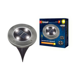 Св-к садовый на солн.батарее грунтовый 4LED Белый свет. IP44 USL-F-171/PT130 Uniel
