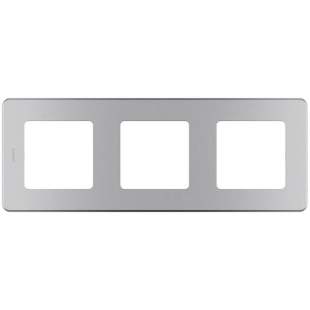 INSPIRIA Рамка горизонт/вертик 3 мест . алюминий IP20 Legrand