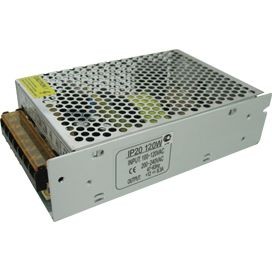 Блок питания для св/д лент 12V 120W IP20 130х98х42 Ecola