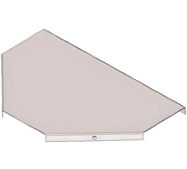 Крышка к тройниковому лотку замковому КЛТЗ 100 УТ1,5, оцинкованный лист S1,2