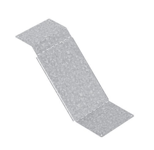 Крышка к повороту вертикальному регулируемому 150х80, толщ. 1,0 мм, гор. цинк Ostec