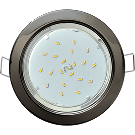 Светильник GX53 H4 черный хром 38х106 ECOLA