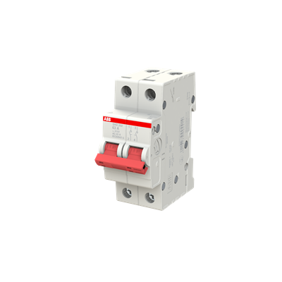 Рубильник 2пол. SHD202/63 рычаг крас. ABB