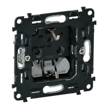 Valena INMATIC Механизм розетки без лицевой панели СУ с/з, без лицевой панели 16А черный IP20 Legrand