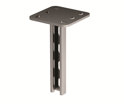 Вертикальный подвес одиночный 41х21, L900, нержавеющая сталь AISI 304 DKC