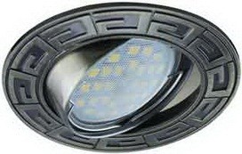 СНЯТ Св-к MR16 GU5.3 DL110 литой поворот. 24x86 антик черненая бронза Ecola