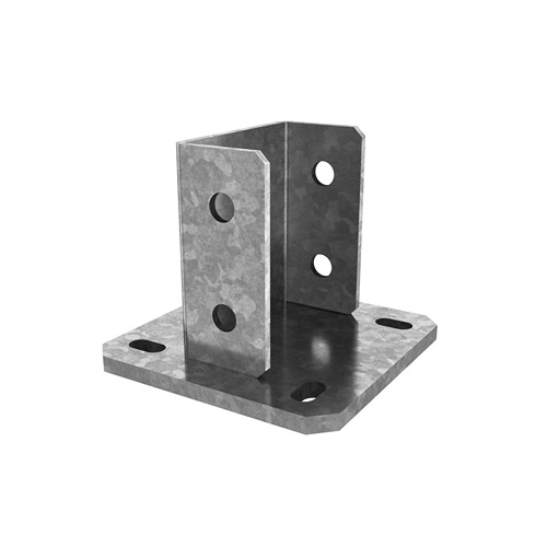 Опора №7, для СТРАТ профиля 82х41 мм, толщ. 4,0 мм, гальван. цинк Ostec