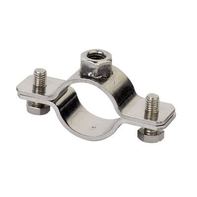 Хомут для тяжелых нагрузок 47-51 мм (1" 1/2), M8, нержавеющая сталь AISI316L DKC