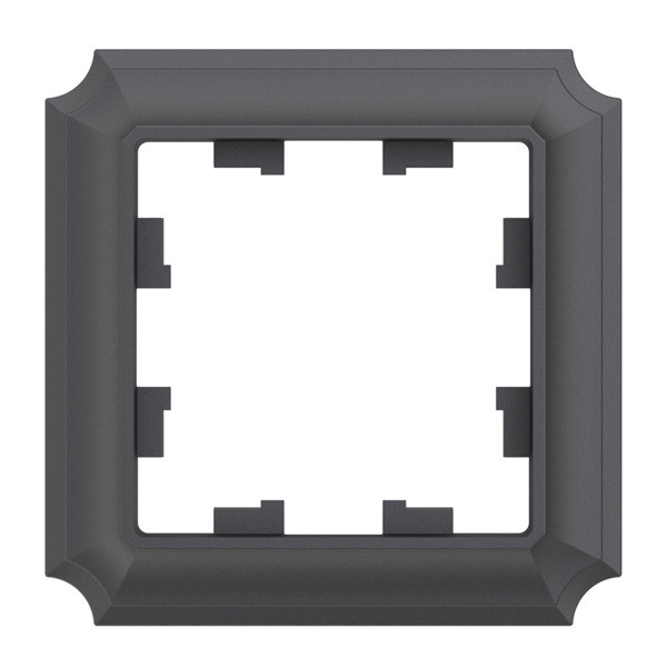 ATLASDESIGN ANTIQUE 1-постовая рамка, базальт Systeme Electric