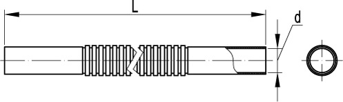 Муфта гибкая труба-труба, IP64, д.32мм DKC