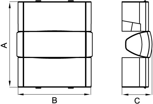 Угол внешний 140х50 мм, изменяемый (80-120°), цвет серый металлик DKC