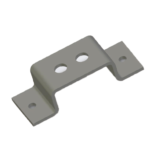 Опора неподвижная база 2, М20, толщ. 6,0 мм, гальван. цинк Ostec