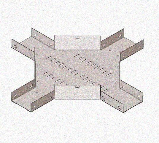 Лоток крестообразный перфорированный КМ 100х65 У3, окрашенный, S1,0