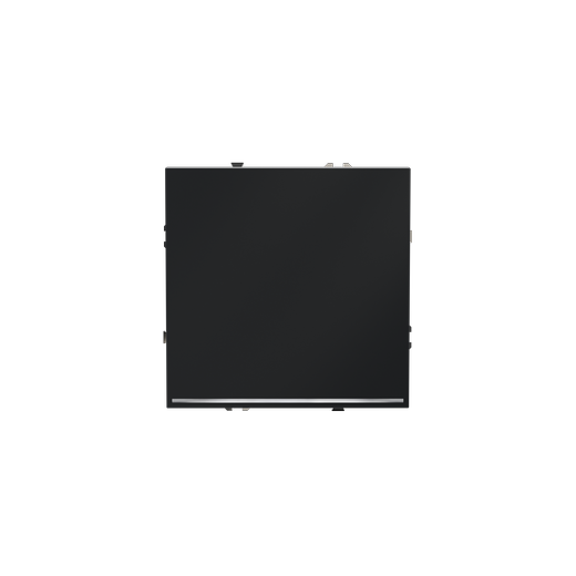 Выключатель встраиваемый Voltum S70 одноклавишный с подсветкой 10А, (графит)