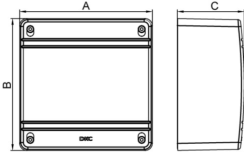 SDN2 Коробка распределительная для к/к, 151х151х75 мм DKC