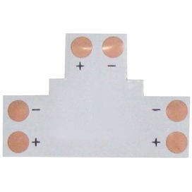 Соединительная плата T для зажим разъема 2-х конт SMD5050 (уп.5шт.)