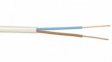 Провод ШВВП 2х0,75 белый ПСК