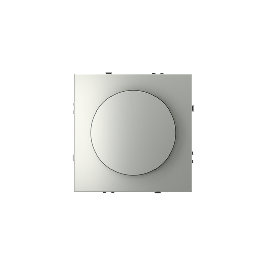 Светорегулятор встраиваемый Voltum S70 поворотно-нажимной 600 Вт, (сталь)