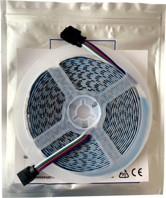 Лента св/д LUX 5050 12V 28,8W RGB 120led на метр IP33 Giant4