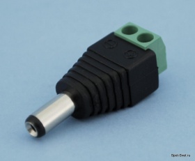 Соединитель блок-лента (папа) одновцет (зел/чер) китай