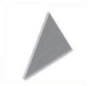 Заглушка крышки двускатной для лестничного лотка ЛКР шириной 300 мм, толщ. 1,0 мм, гор. цинк Ostec