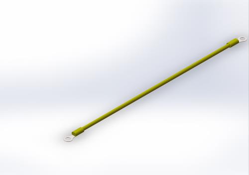 Заземляющий проводник универсальный 6х200мм Ostec