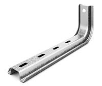 Подвес настенный унитарный 100 мм, толщ. 1,5 мм, гор. цинк Ostec