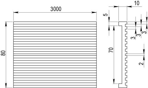 Прокладка силиконовая термостойкая для кабельных держателей BHR DKC