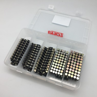 Набор гвоздей по бетону металлу и кирпичу 17-32 мм (500шт) Toua