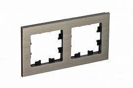 ATLASDESIGN NATURE Рамка универсальная 2 мест . латунь IP20 Schneider Electric