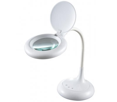 Светильник св/д настольный 10W(530lm)2700-6400К  с линзой белый General 