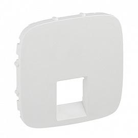 Valena ALLURE Лицевая панель для одиночных телефон/информ. розеток Белая Legrand