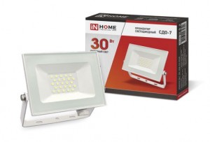 Прожектор св/д СДО-7 30W(2400lm) 6500K белый IP65 ASD/InHome