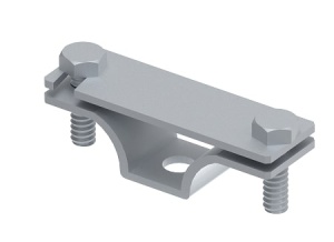 Держатель плоского проводника до 30 мм, гор. цинк Ostec Держатель плоского проводника до 30 мм, гор. цинк Ostec