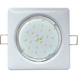 Светильник GX53 H4 Square Квадрат Белый 41x107 ECOLA