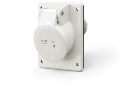 Розетка панельная 40-50 Вольт, 16 Амп, 40-50 В/50-60 Гц, IP44, 2 полюса DKC
