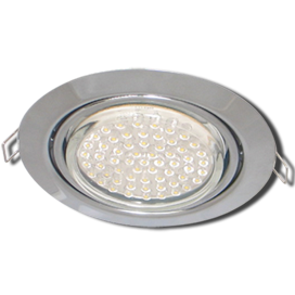 Светильник GX53 FT9073 поворотный хром 40x120 Ecola