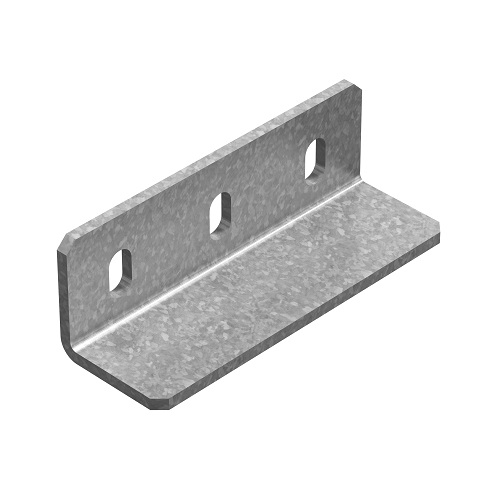 Уголок крепления к швеллеру 150 мм, толщ. 5,0 мм, гор. цинк Ostec