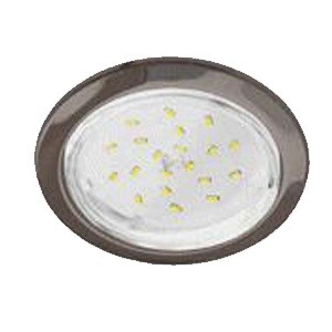 Св-к GX53 H4-GL глубокий черный хром 48x106 Ecola